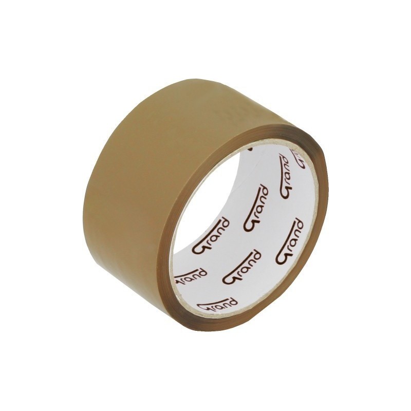Banda adeziva Grand 130-1929, simpla, 48mm x 50m, maro