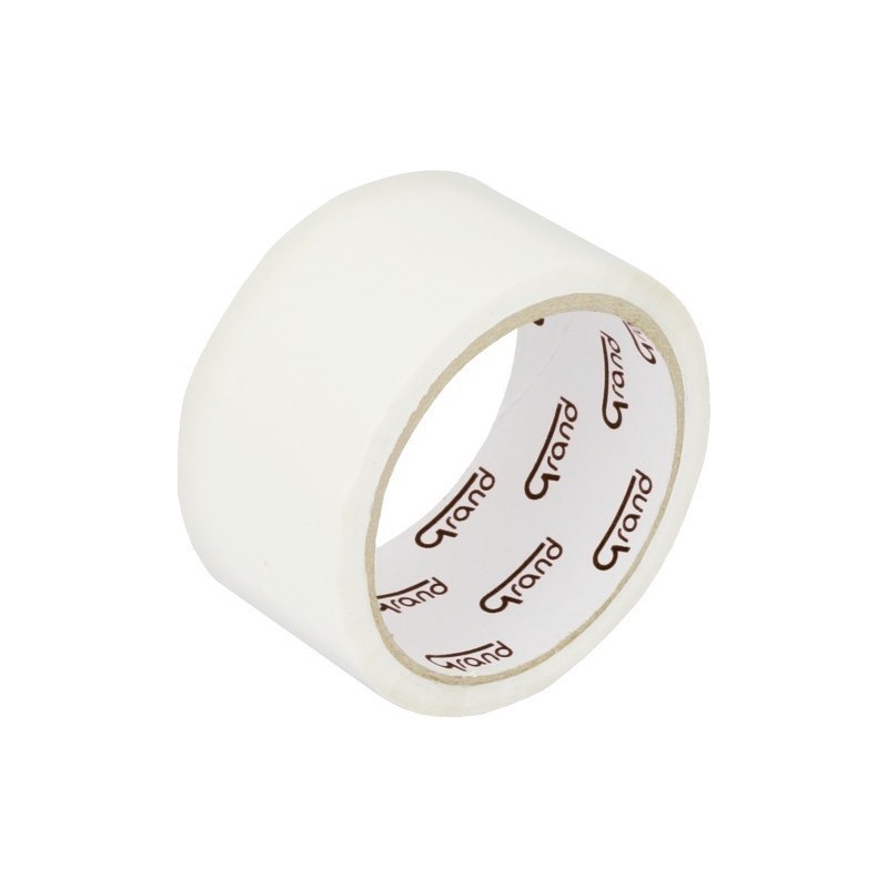 Banda adeziva Grand 130-1928, simpla, 48mm x 50m, alb
