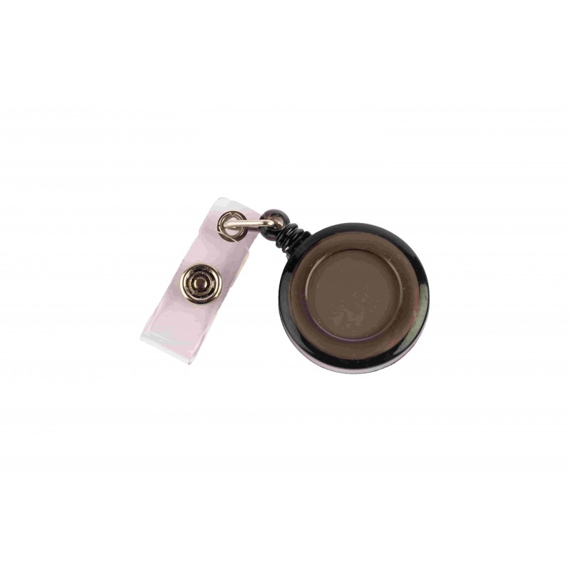 Snur retractabil pentru ecuson CNX, tip YOYO, plastic, semitransparent, cu clips