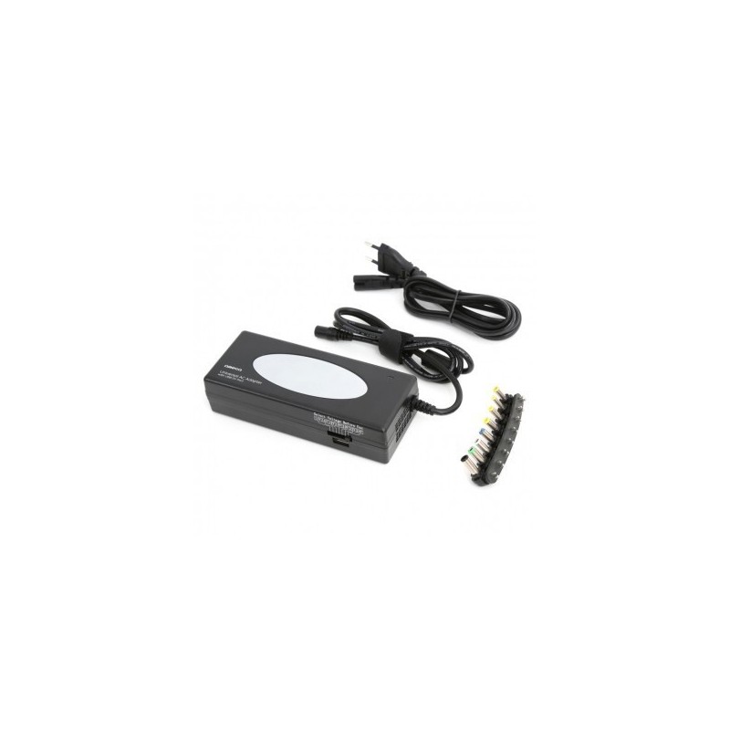 Incarcator laptop Omega, cu 8 conectori si USB, max 120W, input 100-240V 50-60Hz, output 5V 1A, 15-24V 2-4.1A, OZU120SE, 41965