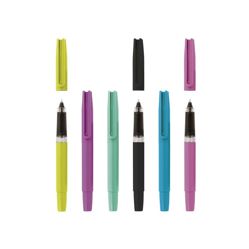 Roller Online Bachelor Colours 54088, 0.7mm, ideal pentru stangaci, blister (+1 rezerva)