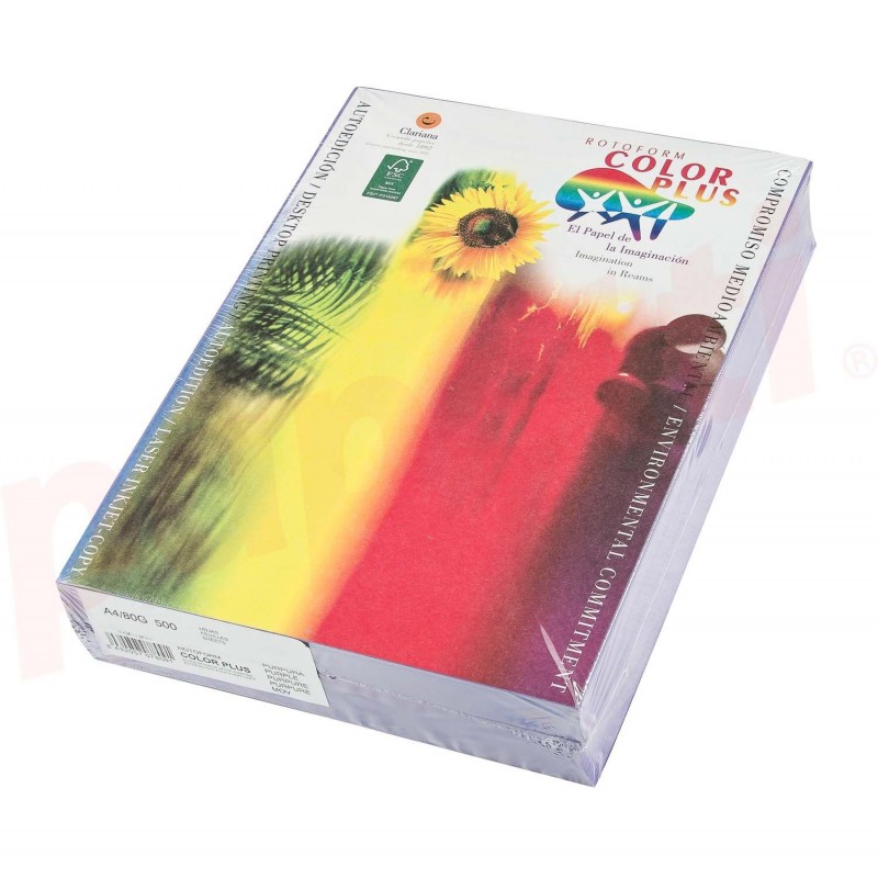 Hartie colorata A4 Color Plus, 80g/mp, mov, top 500 coli