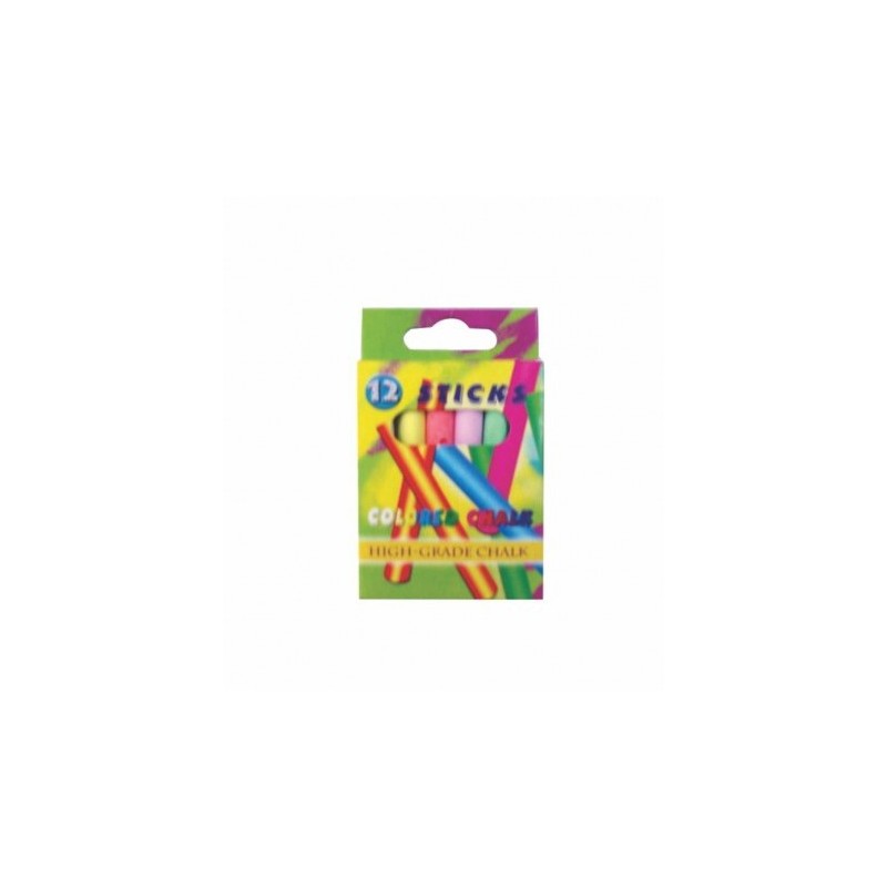 Creta color Cnx, 6 culori, set 12 buc