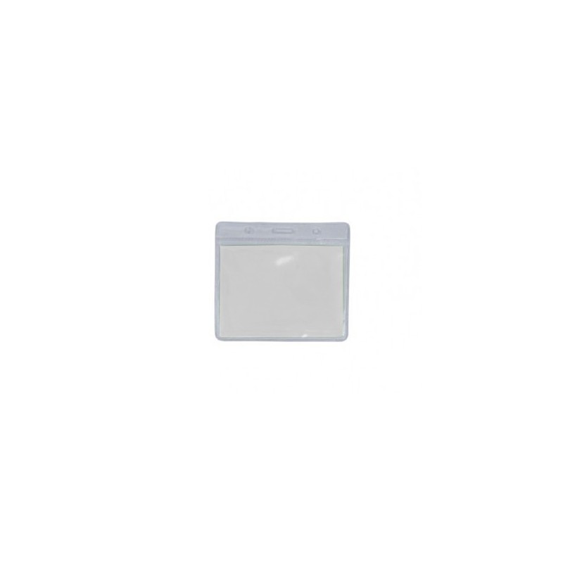 Suport ecuson PAG, orizontal, 65x90mm, plastic, transparent
