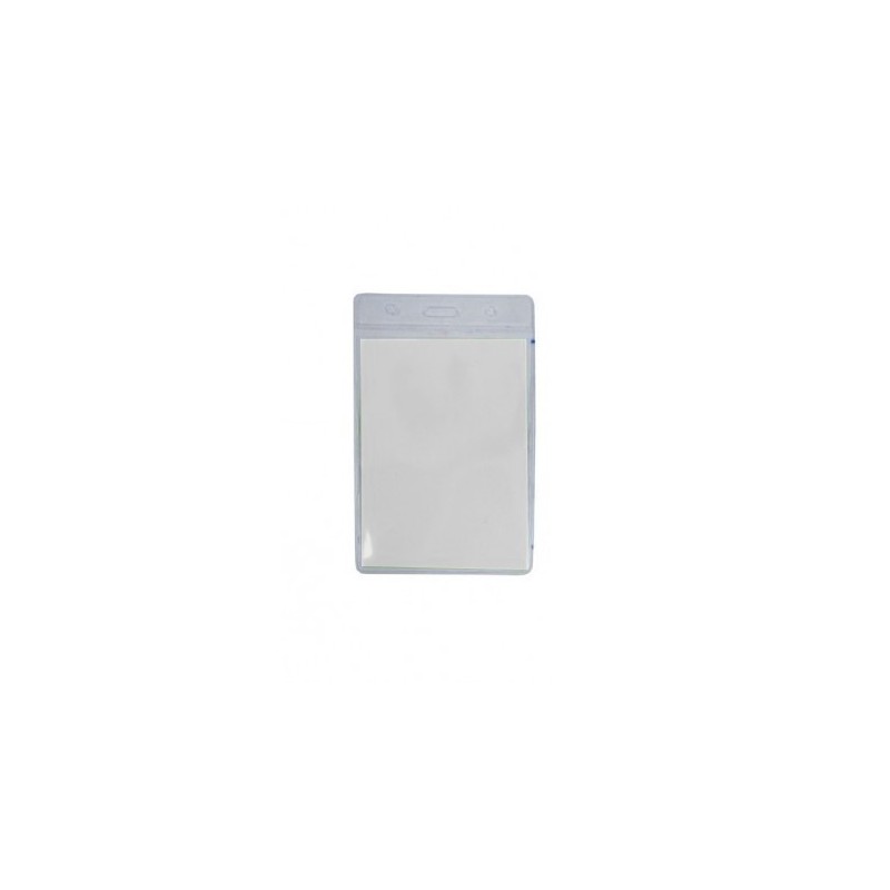 Suport ecuson PAG, vertical, 75x105mm, plastic, transparent