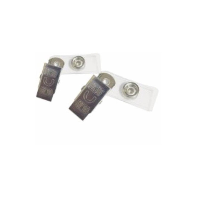 Clips pentru ecuson CNX OA000013, metalic