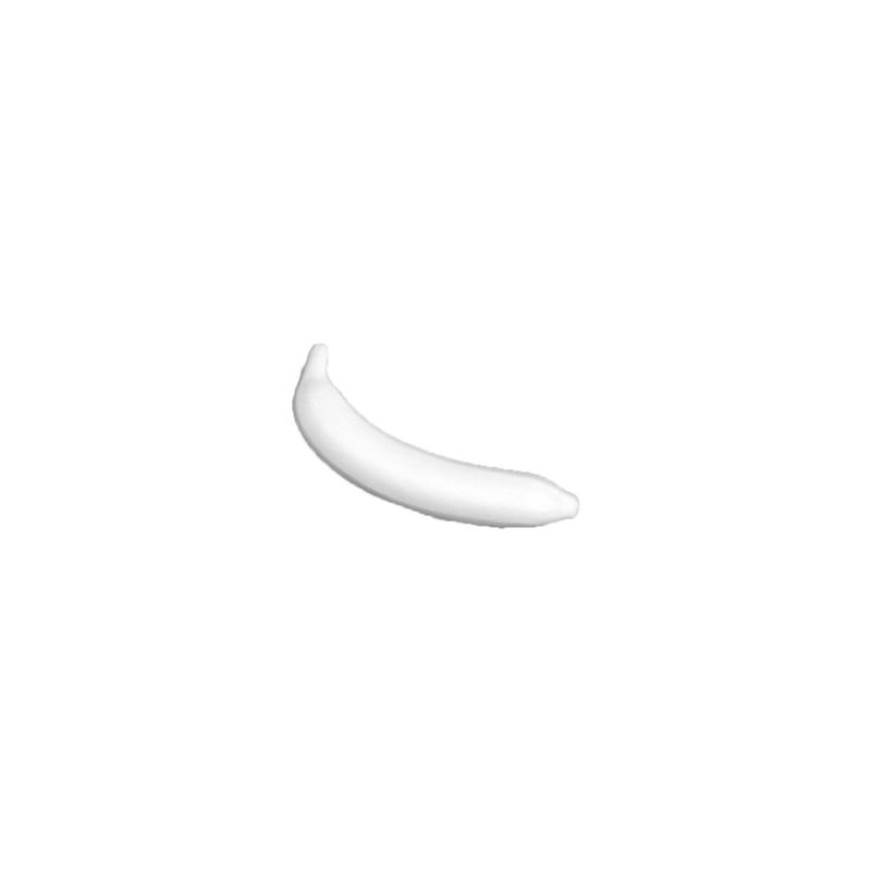 Accesorii creatie - polistiren HD - banana, alb, 18.5cm, Colorarte
