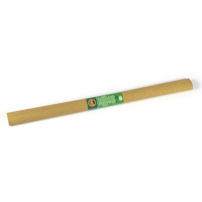 Hartie creponata Koh-i-noor K9755-33, 50x200cm, auriu, set 10 buc