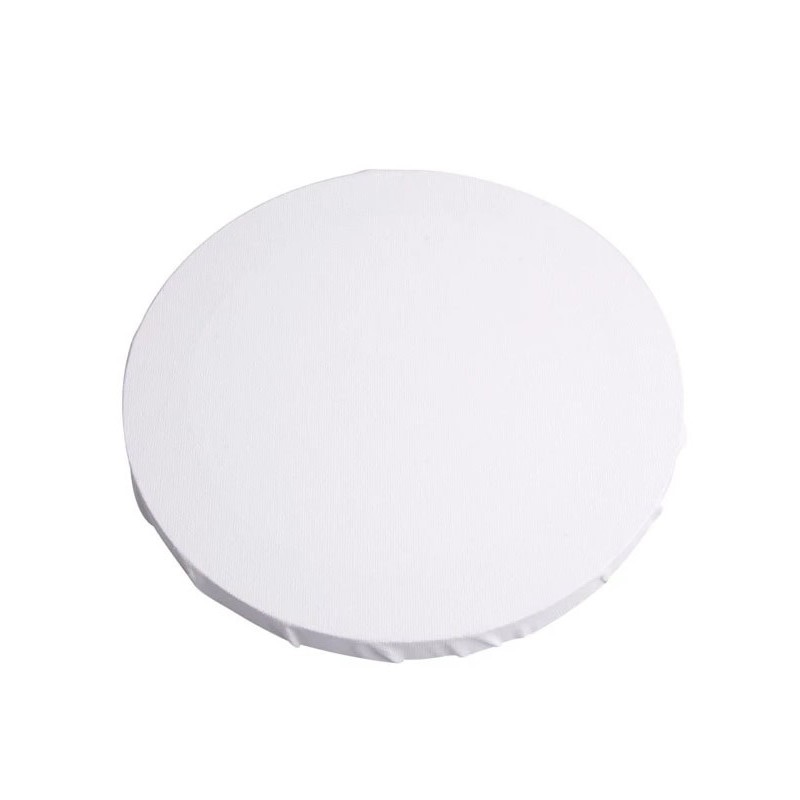 Panza pictura 30cm, Colorarte - rotunda, cadru de lemn