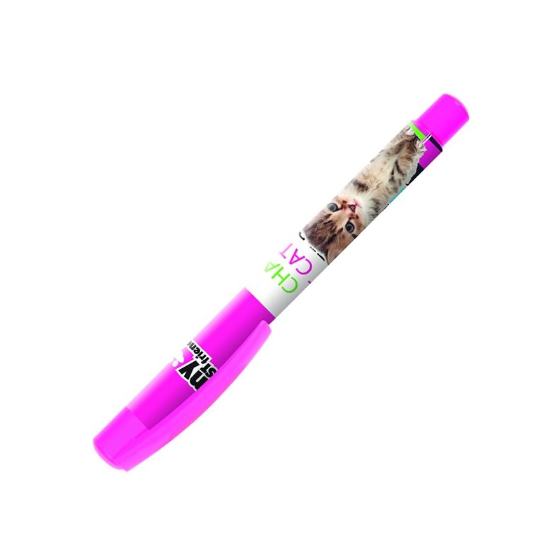 Stilou Cresco Cute Animals 280030-K, penita iridium, alimentare rezerve, corp plastic diverse culori