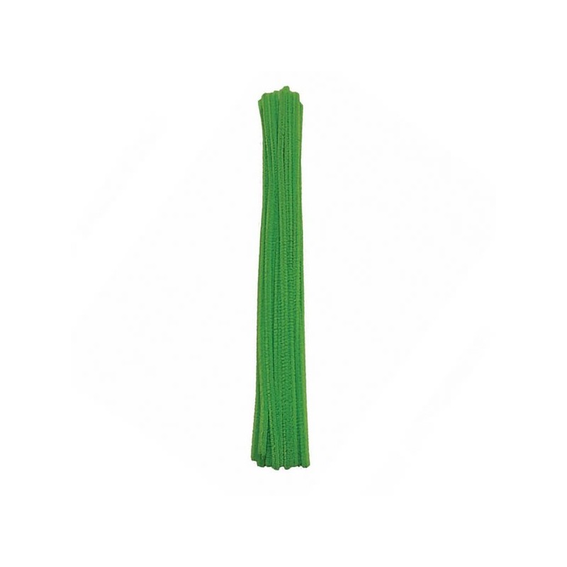 Accesorii creatie - sarma plusata, verde, set 25 buc, Colorarte
