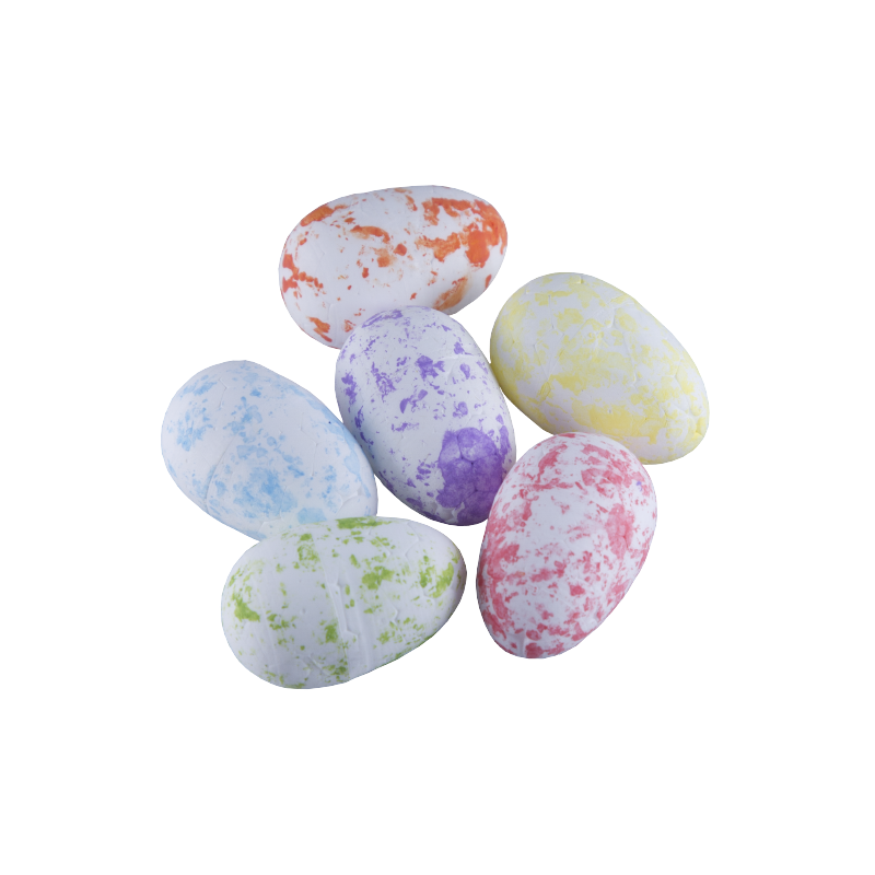 Accesorii creatie - polistiren - ou, colorat, 3cm, set 24 buc, Colorarte, 238