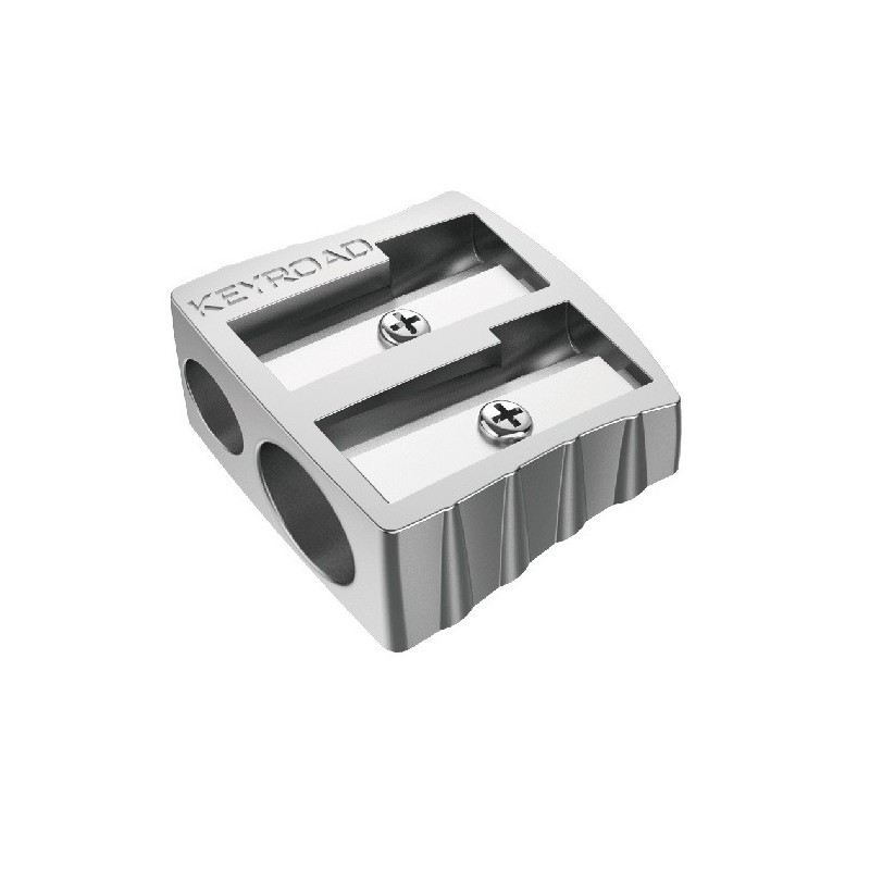 Ascutitoare dubla Keyroad KR971684, 2 orificii, metal