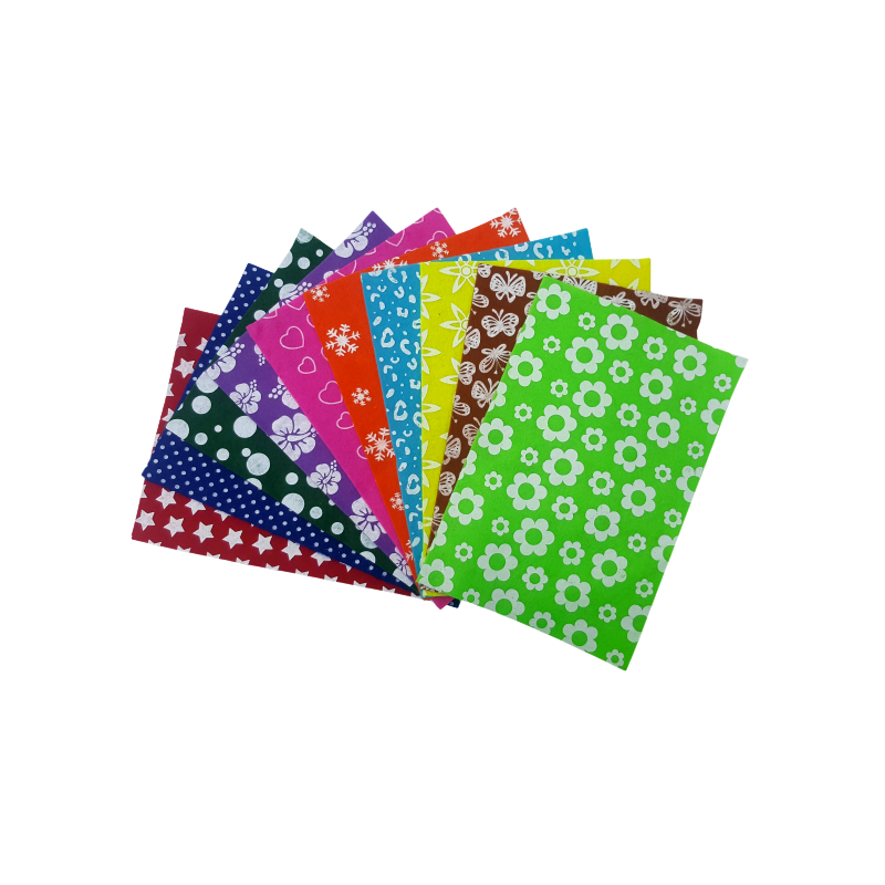 Coli fetru A4 - simplu, 1.5mm, diverse culori, set 10 coli, Colorarte