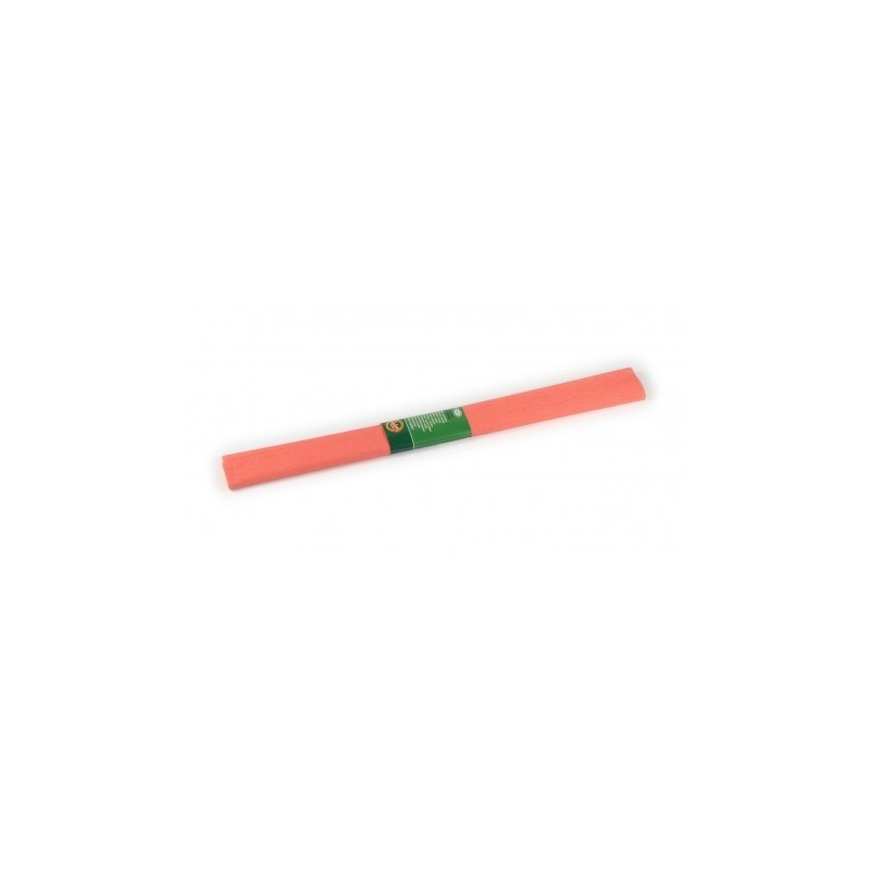 Hartie creponata Koh-i-noor K9755-31, 50x200cm, rosu somon, set 10 buc