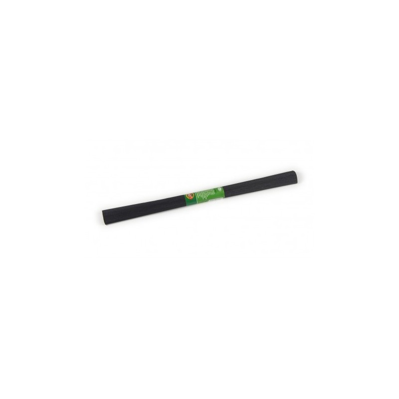 Hartie creponata Koh-i-noor K9755-24, 50x200cm, negru, set 10 buc