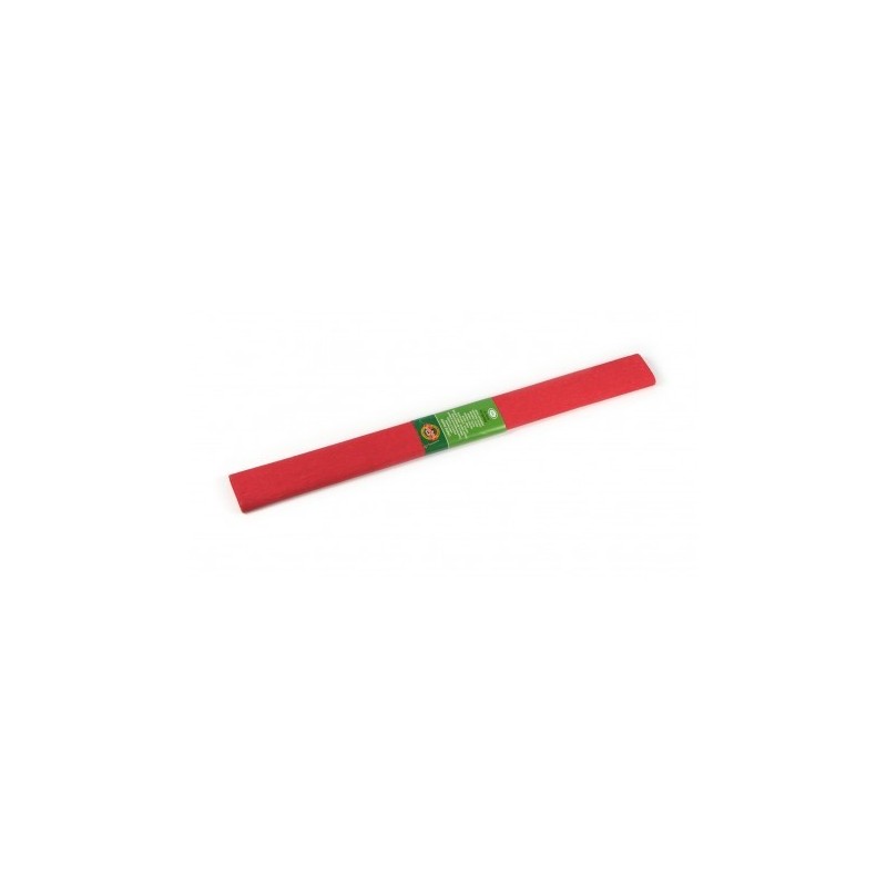 Hartie creponata Koh-i-noor K9755-07, 50x200cm, rosu inchis, set 10 buc