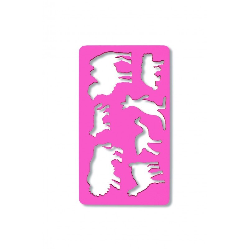 Sablon Koh-i-noor K749 058, 7 animale salbatice, plastic