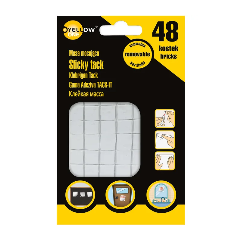 Guma adeziva Grand Yellow-One Sticky Tack, 125-1041, 50g, 48 bucati/set