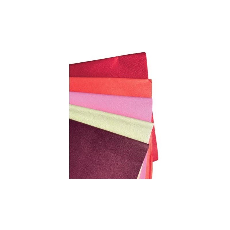 Hartie matase Colorarte, 64x64cm, portocaliu, set 20 buc