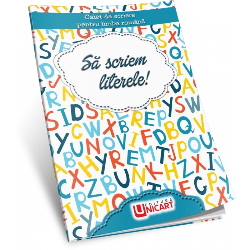 Caiet de scriere Unicart petru romana Sa scriem literele