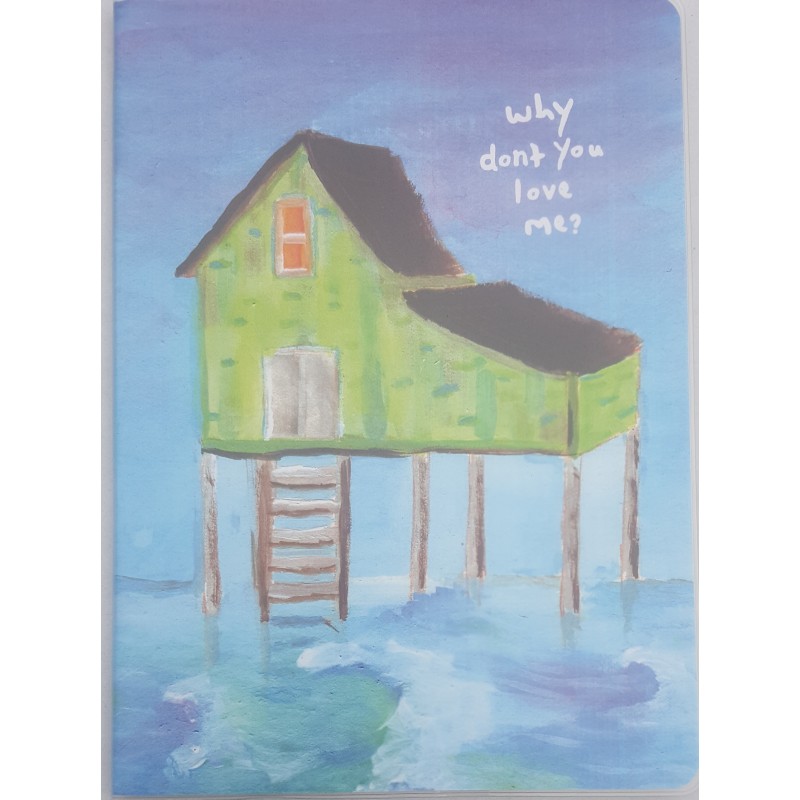 Jurnal A4 CNX QIANKE Why You Dont Love Me JT16K-548, 136 pagini, coperta PVC transparent