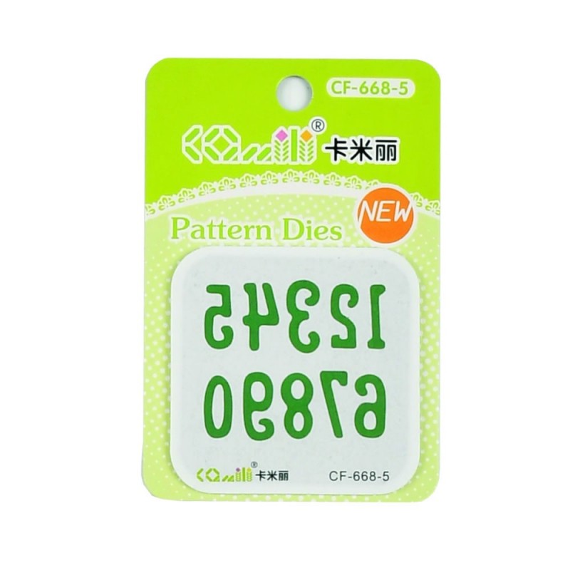 Matrita pentru masina taiere si embosare CNX CF-668-5,  5.5cm, cifre