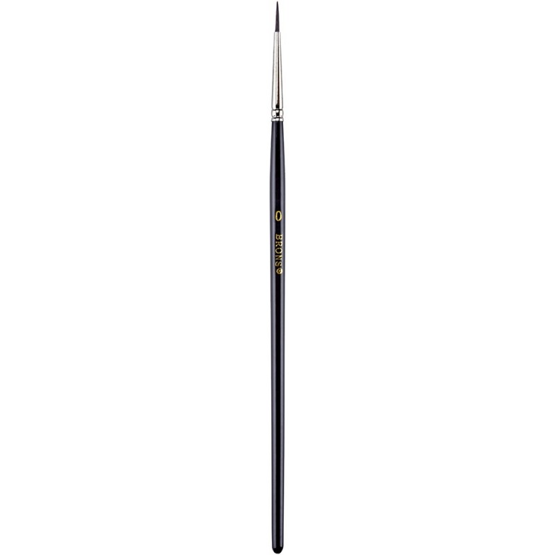 Pensula Brons BR-231, varf rotund, nr. 0, pictura cu acuarele
