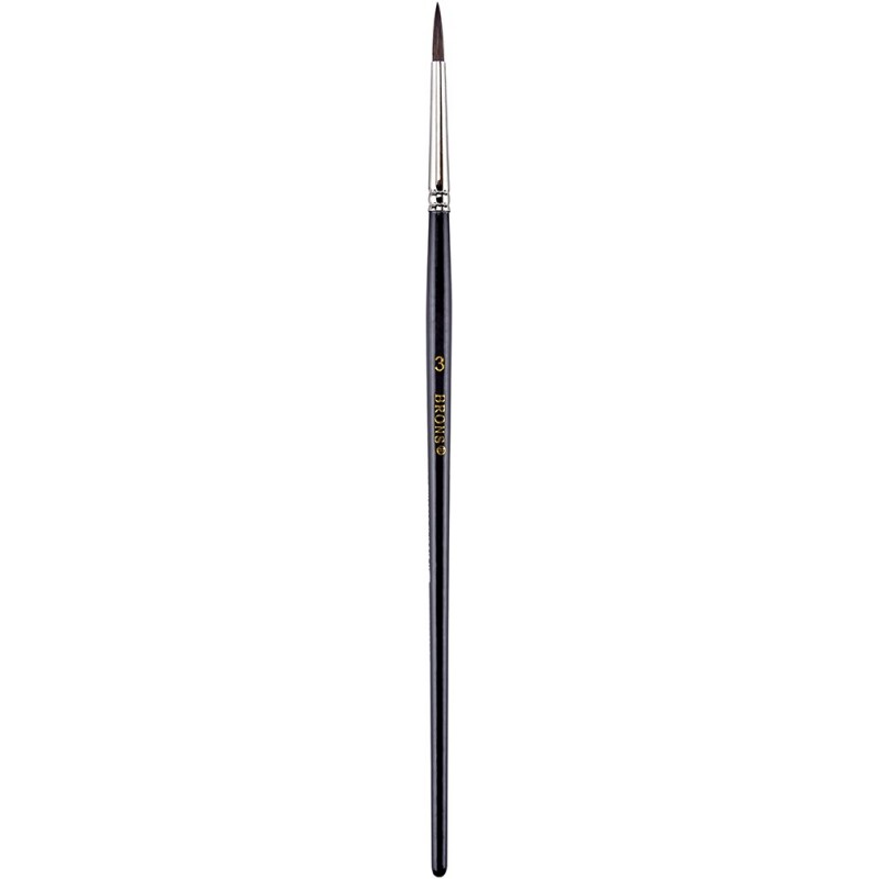 Pensula Brons BR-234, varf rotund, nr. 3, pictura cu acuarele