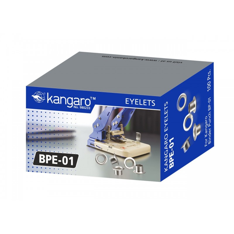 Inele intaritoare Kangaro BPE-01, pentru perforator BP-01, argintiu, cutie 100 buc
