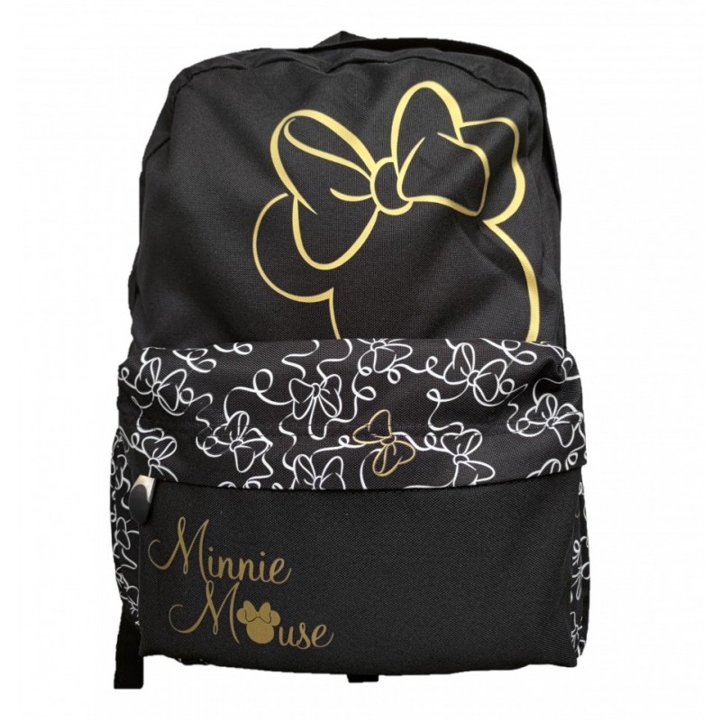 Ghiozdan St.Majewski Minnie Mouse Youth, 1 compartiment, 1 buzunar, negru, BP-33 / 207105