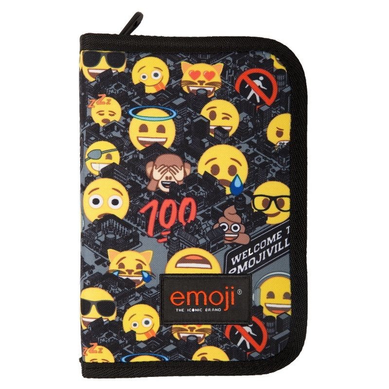 Penar neechipat St.Majewski Emoji, 1 fermoar, 2 extensii, negru, PC-03 / 206092