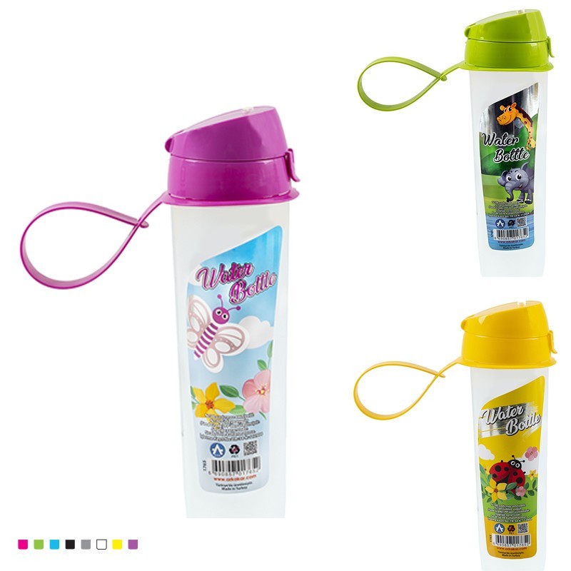 Recipient scolar Ark, No.2, 550ml, diverse culori, pentru lichide, 1756