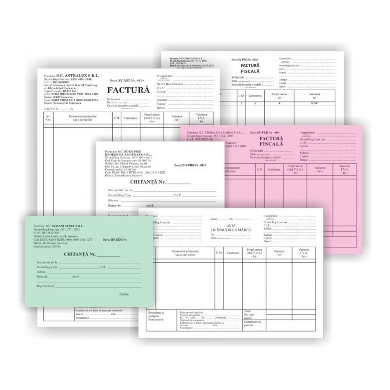Tipizat - carnet - A5, 2 exemplare, autocopiativ, carnet 50 seturi