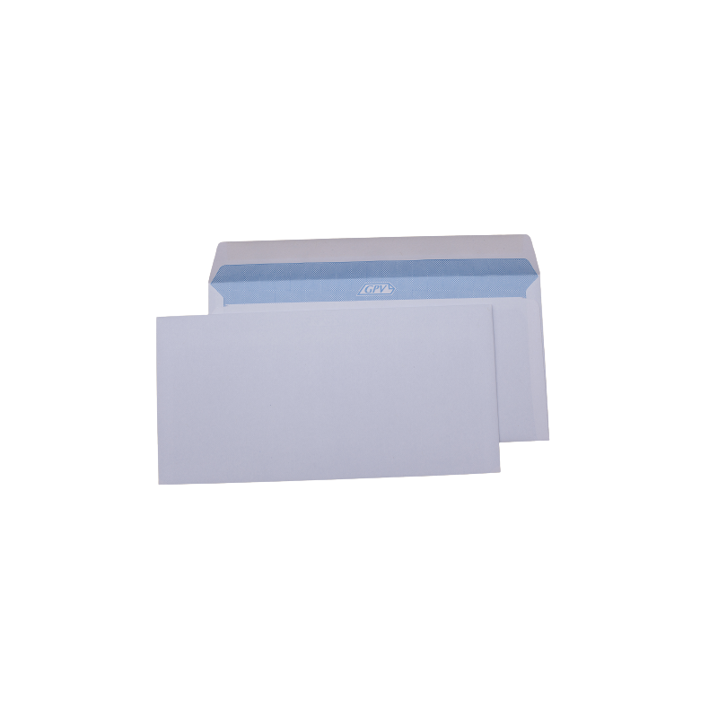 Plic standard DL GPV 122204, alb, 80g/mp, 110x220mm, gumat, cutie 1000 buc