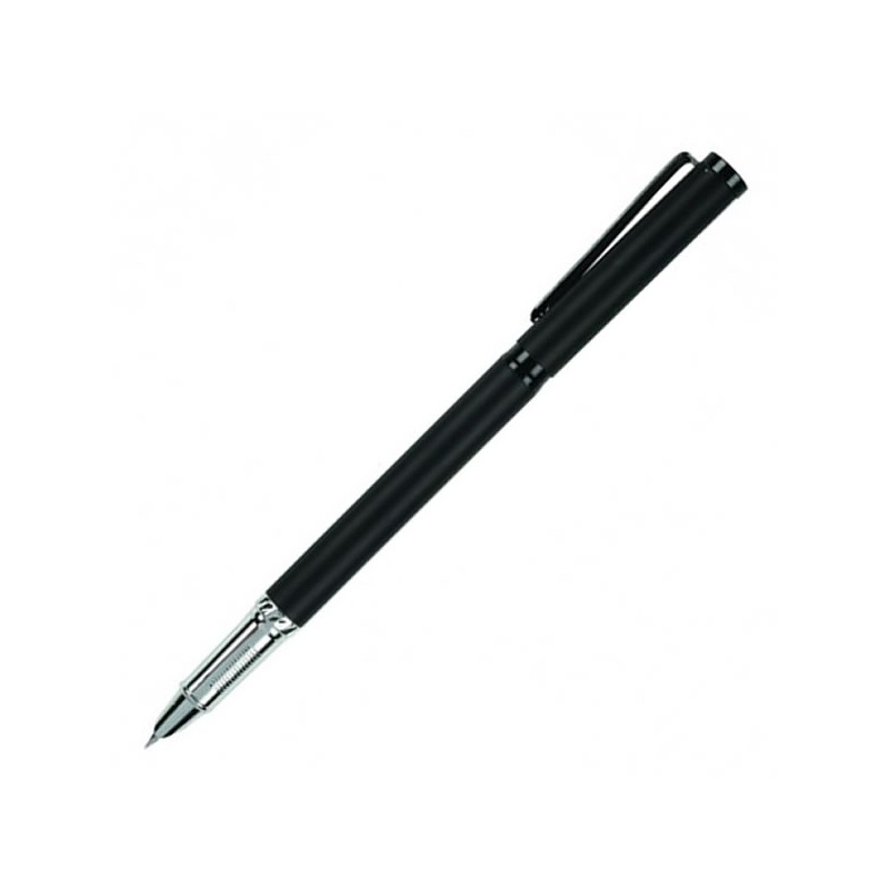 Stilou CNX Shanghai 360/3110, penita ascunsa, alimentare pompita, corp mat negru