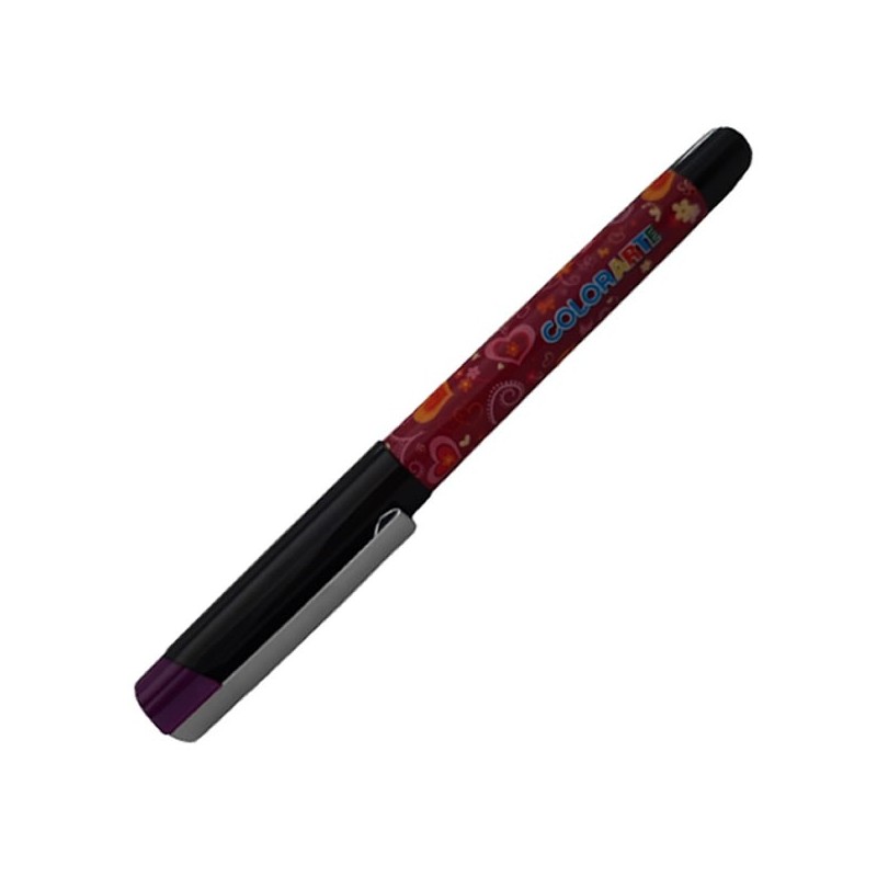 Roller Colorarte 2034BC, 0.7mm, clips metalic, model pentru fete