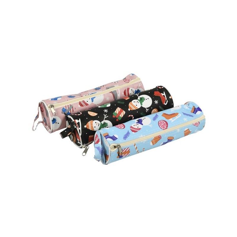 Penar neechipat motive Craciun, 1 fermoar, diverse culori, textil, 816