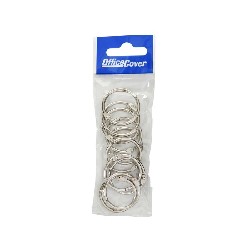Accesorii creatie - inele metal, 14mm, set 10 buc, Colorarte