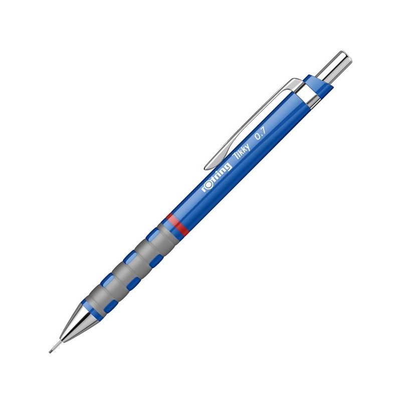 Creion mecanic Rotring Tikky, 0.7mm, corp plastic rezistent, cu guma de sters