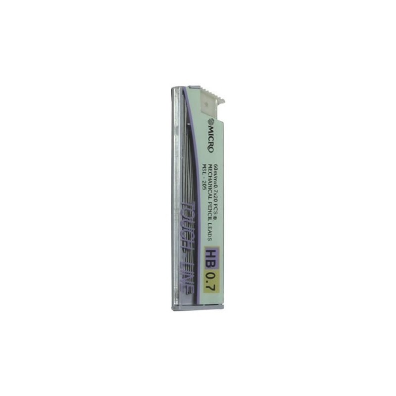 Mine creion mecanic CNX MICRO MLS205, 0.5mm, HB, set 20 buc