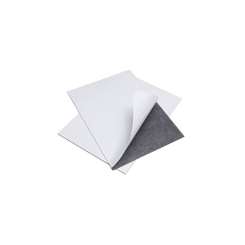Folie magnetica, 10x15cm, grosime 0.4mm, cu adeziv, set 10 buc, FAMA4-1015