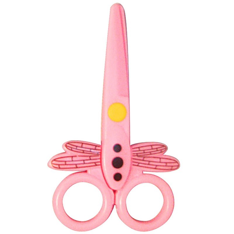 Foarfeca CNX 132A, 12.0cm, prescolari, libelula, plastic