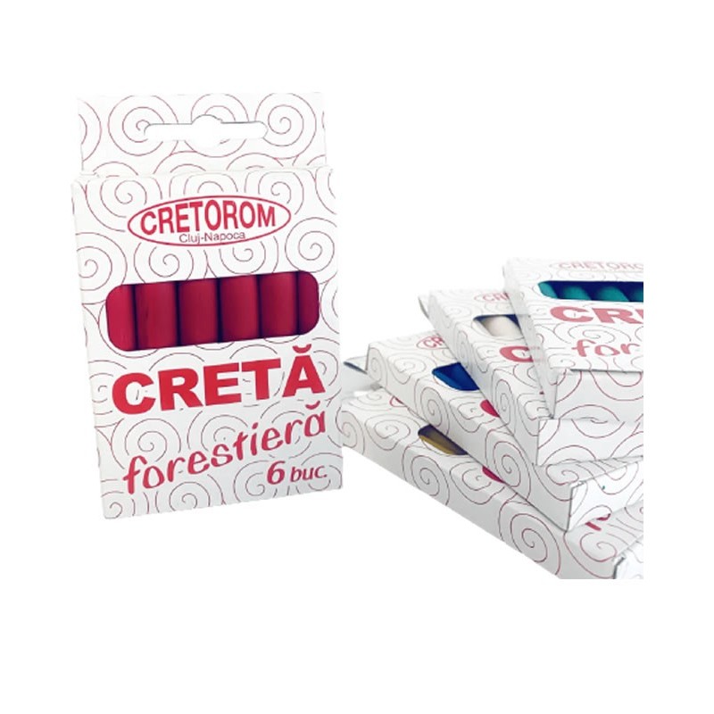 Creta forestiera Cretorom, galben, cutie 6 buc