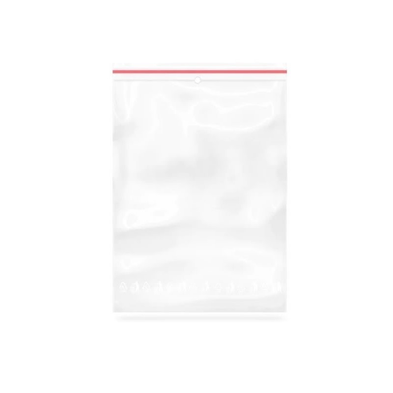 Punga ziplock PPLZ1520, 15x20cm, plastic transparent, set 100 buc