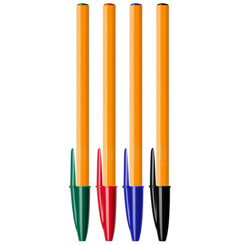 Pix cu bila Bic Orange, 0.8mm, cu capac