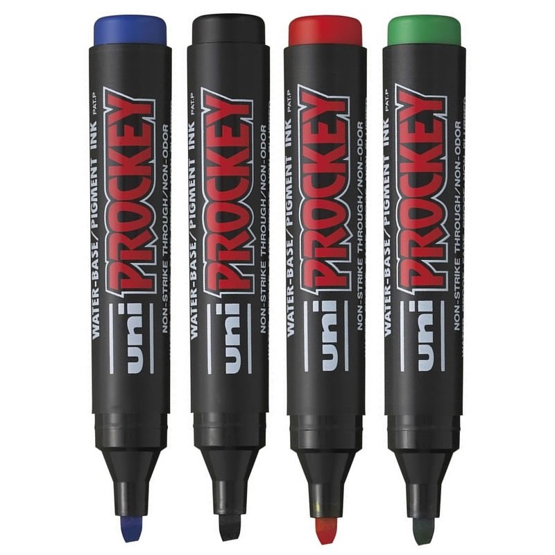 Marker permanent UNI Prokey PM-126, varf tesit, 5.7mm