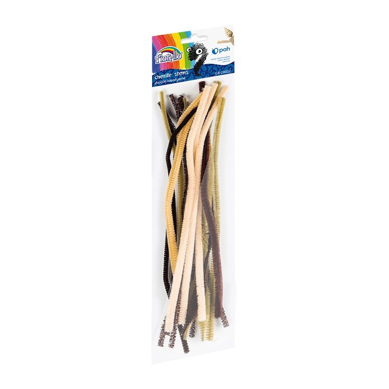 Accesorii creatie - sarma plusata, maro, 30cm, set 20 buc, Fiorello, GR-CH022 / 170-2611