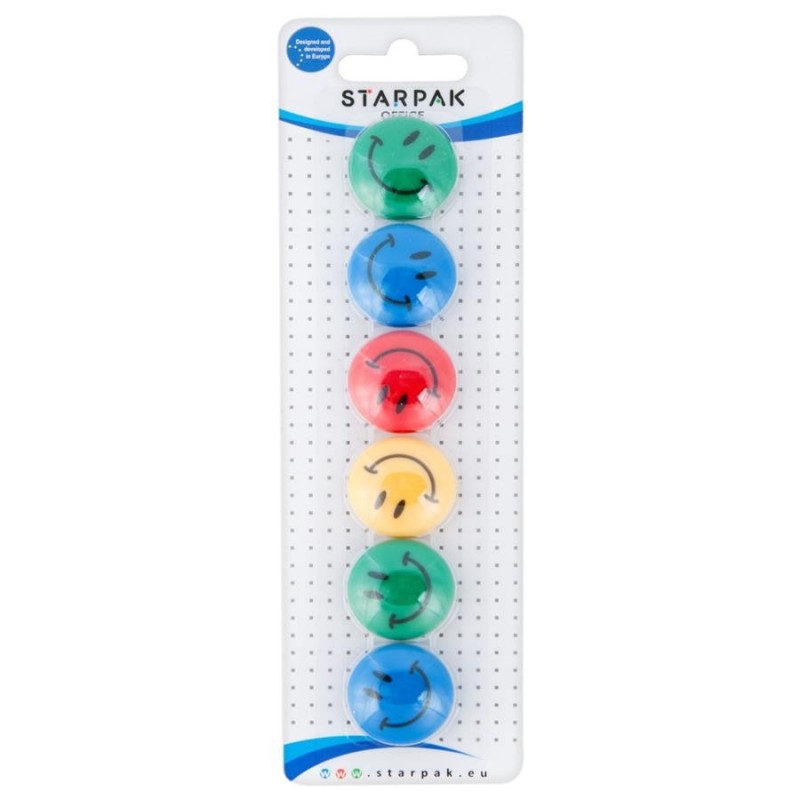 Magneti Starpak 378347 emoji, diverse culori, set 6 culori