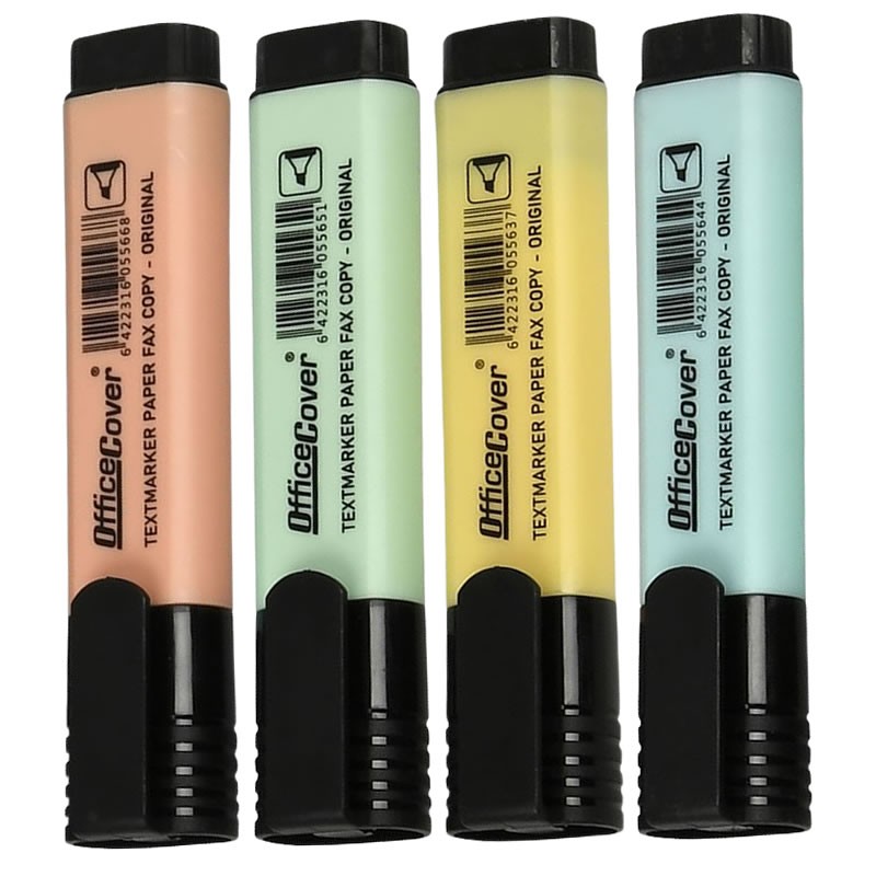 Textmarker Office-Cover EP10-2009P, varf tesit, 2-4mm, culori pastel